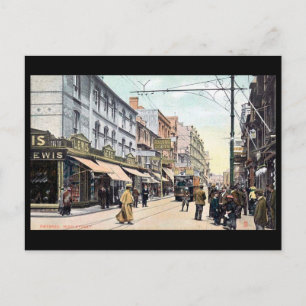 Postal antigua - Calle alta, Swansea