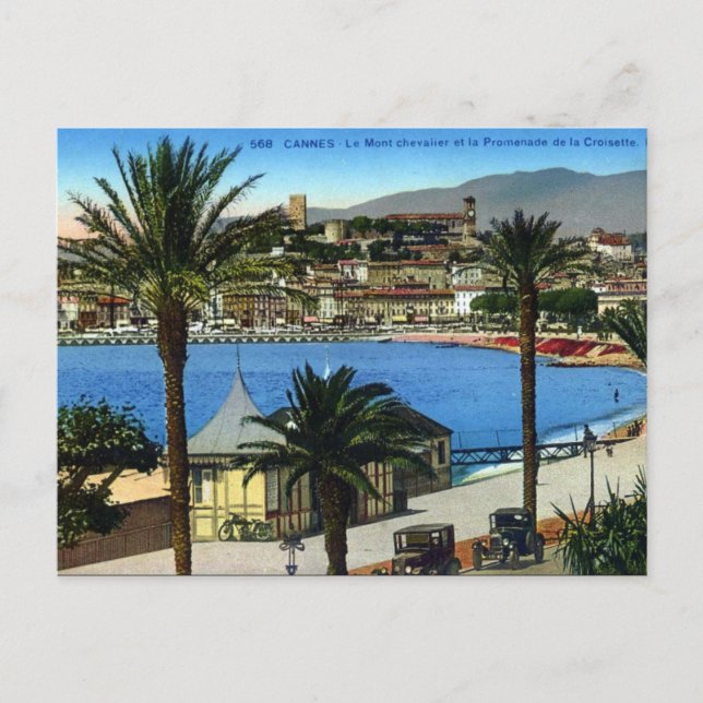 Postal antigua - Cannes (Anverso)
