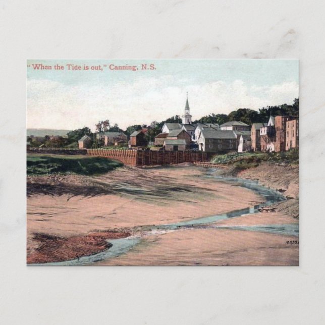 Postal antigua - Canning Nova Scotia, Canadá (Anverso)