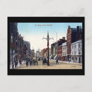 Postal antigua, Cardiff, calle St Mary