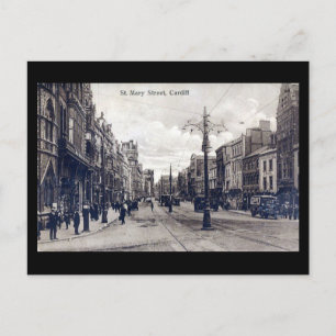 Postal antigua, Cardiff, calle St Mary