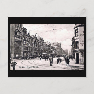 Postal antigua, Cardiff, calle St Mary