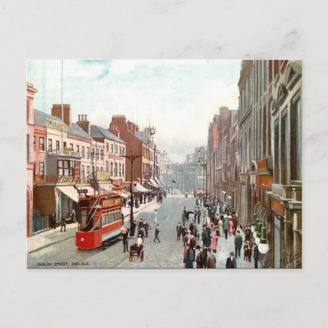 Postal antigua - Carlisle, Cumbria (Anverso)