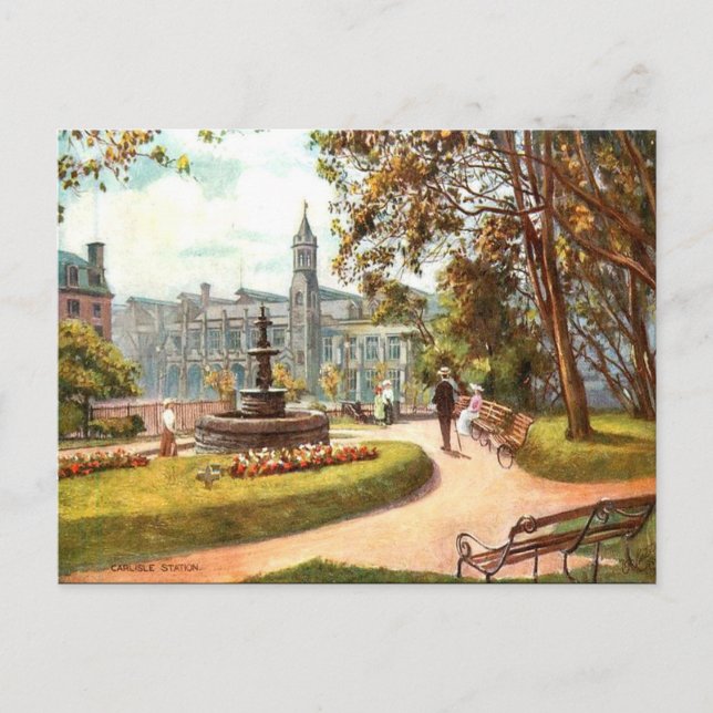 Postal antigua - Carlisle, Cumbria (Anverso)