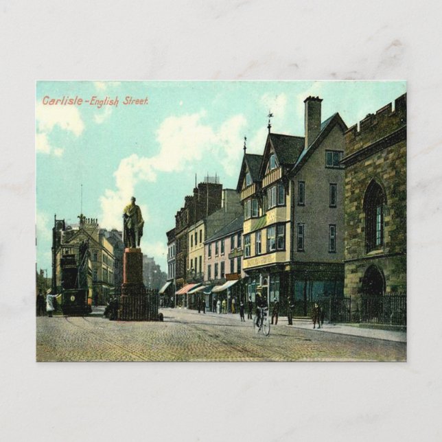 Postal antigua - Carlisle, Cumbria (Anverso)