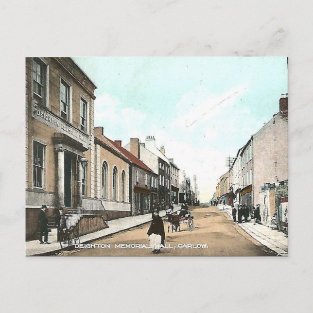 Postal antigua - Carlow, Irlanda (Anverso)