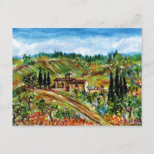 POSTAL ANTIGUA CASA DE CAMPO EN CHIANTI-TUSCANIA