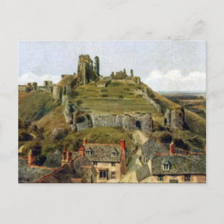 Postal antigua - Castillo de Corfe, Dorset