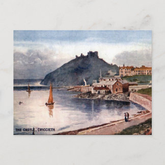 Postal antigua - Castillo de Criccieth, Gales