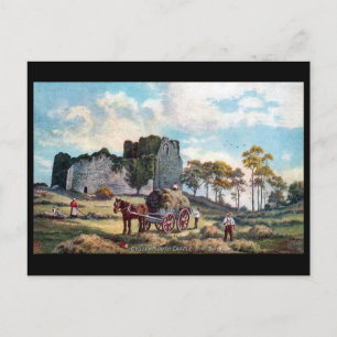 Postal antigua - Castillo de Oystermouth, cerca de