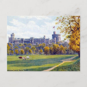 Postal antigua - Castillo de Windsor, Frente Norte