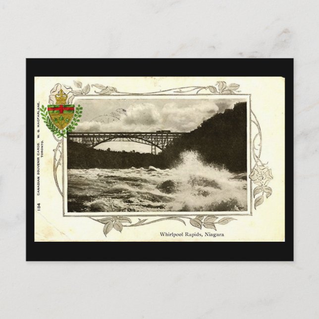 Postal antigua - Cataratas del Niágara (Anverso)