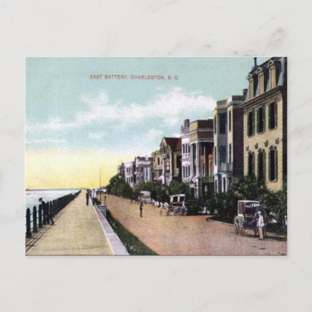 Postal antigua - Charleston, Carolina del Sur (Anverso)