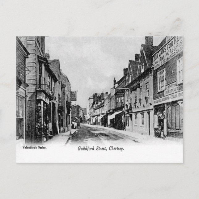 Postal antigua - Chertsey, Surrey (Anverso)