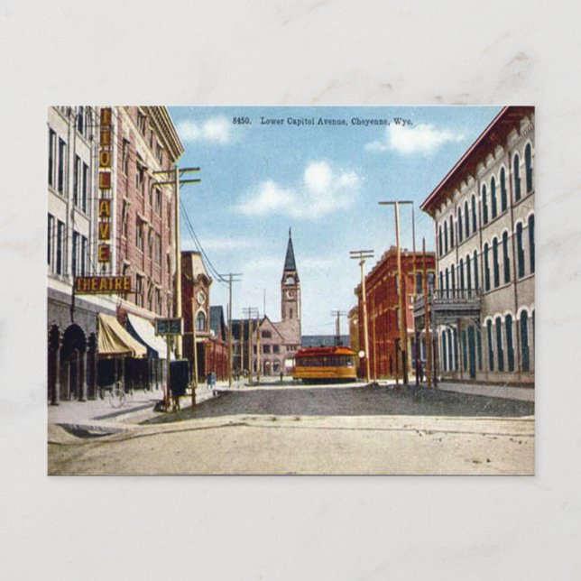 Postal antigua - Cheyenne, Wyoming (Anverso)