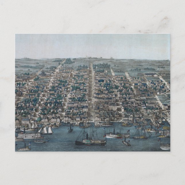 Postal Antigua Ciudad de Alejandría (Anverso)