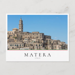 Postal Antigua ciudad de Sassi di Matera en Italia