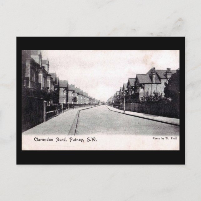 Postal antigua - Clarendon Rd, Putney (Anverso)