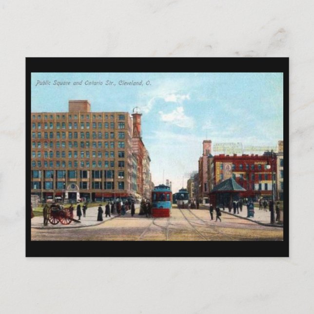 Postal antigua - Cleveland, Ohio (Anverso)