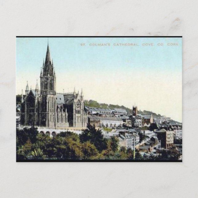 Postal antigua - Cobh, Co Cork, Irlanda (Anverso)