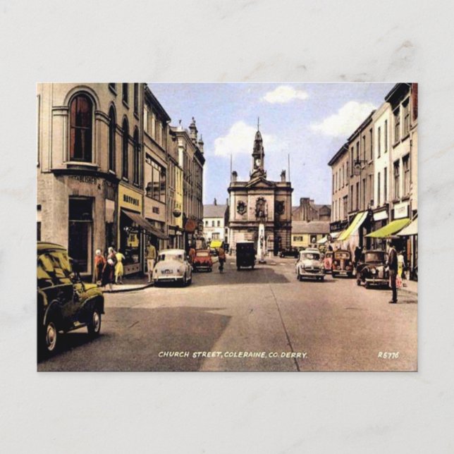 Postal antigua - Coleraine, Co Derry (Anverso)