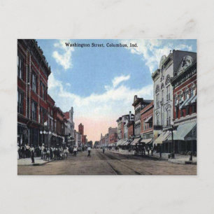 Postal antigua - Columbus, Indiana, Estados Unidos