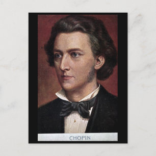 Postal antigua - Compositores - Chopin