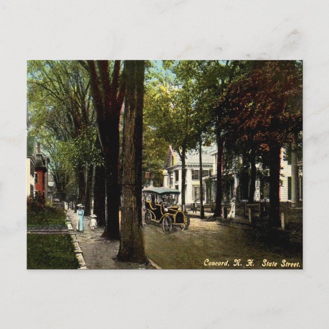 Postal antigua - Concord, New Hampshire (Anverso)