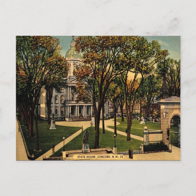 Postal antigua - Concord, New Hampshire (Anverso)