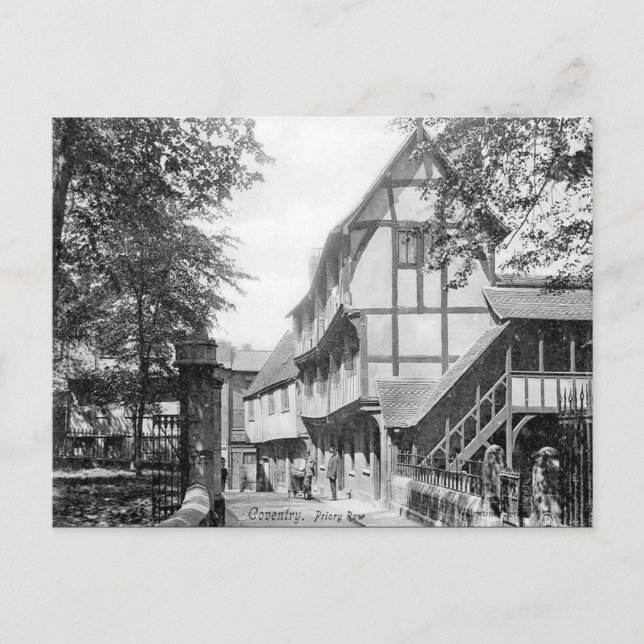Postal antigua - Concurso, Warwickshire (Anverso)