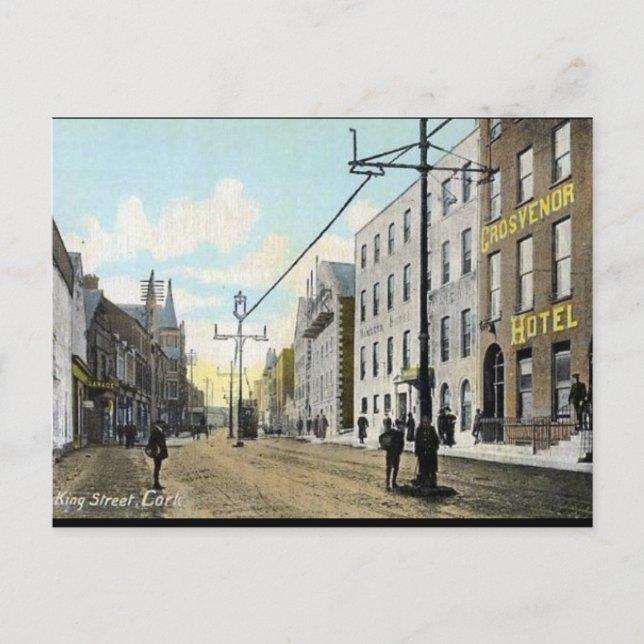 Postal antigua - Cork, Irlanda (Anverso)