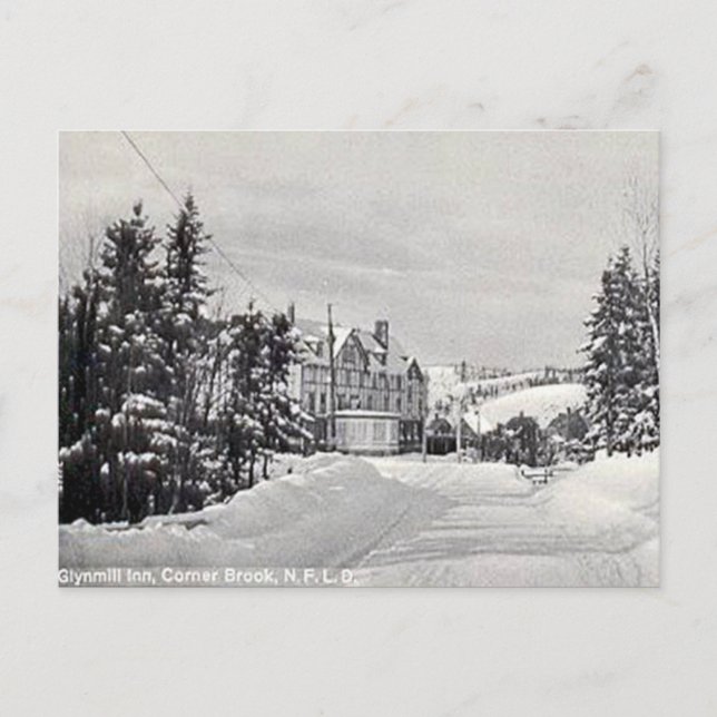 Postal antigua - Corner Brook, Terranova (Anverso)