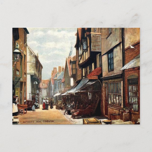 Postal antigua - Coventry, Warwickshire (Anverso)