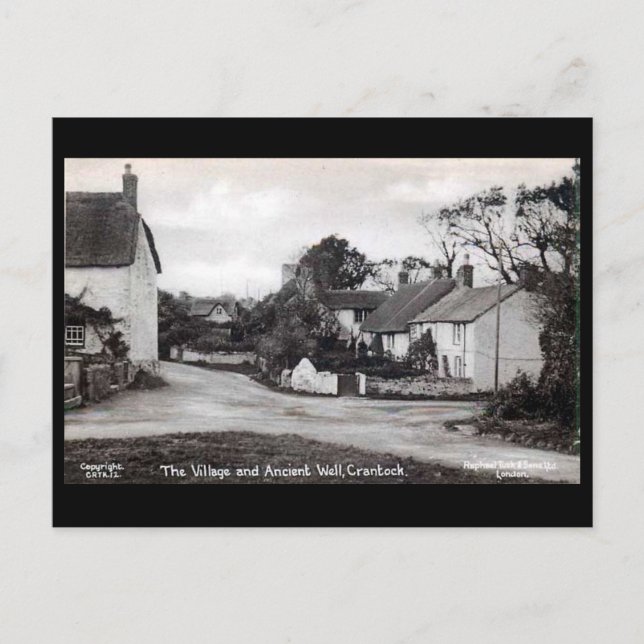 Postal antigua - Crantock, Cornwall (Anverso)