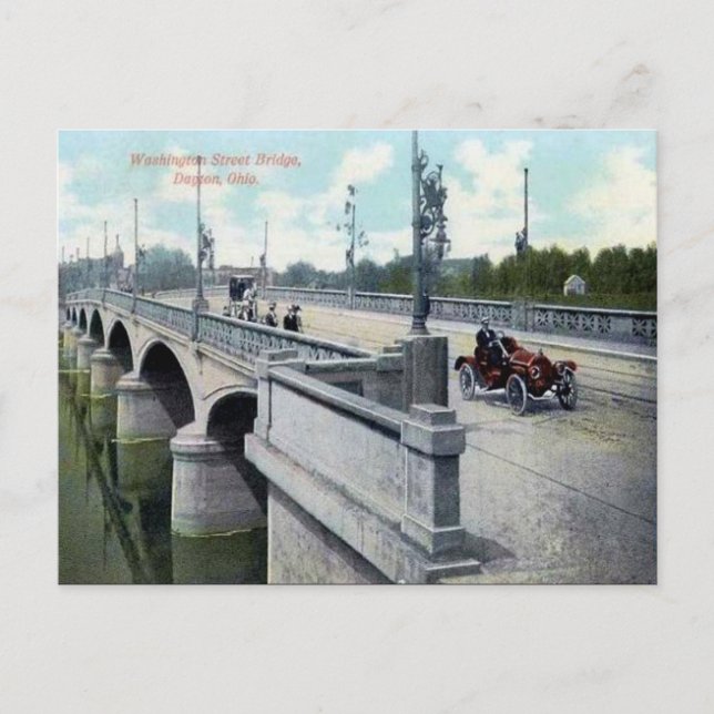 Postal antigua - Dayton, Ohio, Estados Unidos (Anverso)