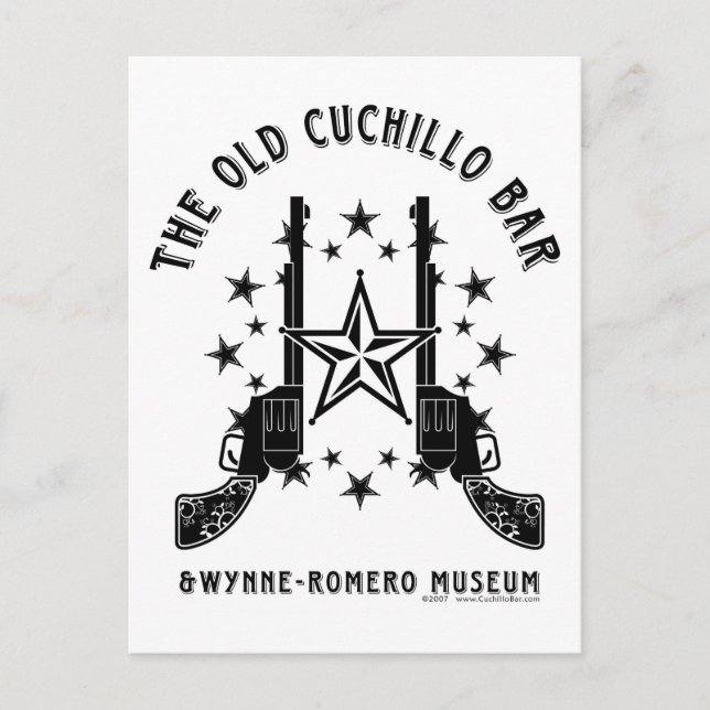 Postal antigua de la barra de Cuchillo (Anverso)