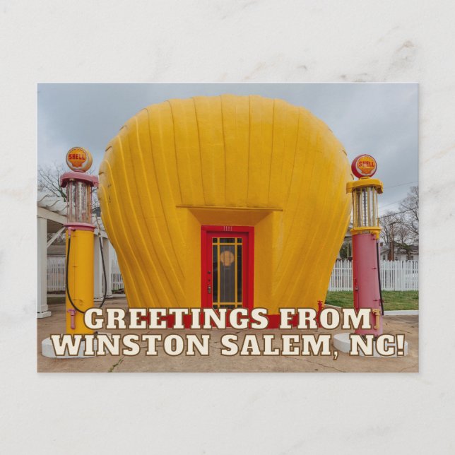 Postal antigua de la shell de clam (Anverso)