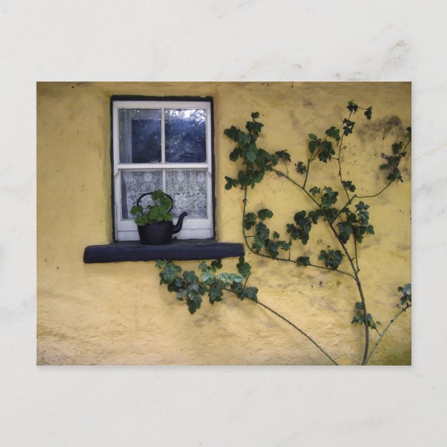 postal antigua de la ventana irlandesa (Anverso)