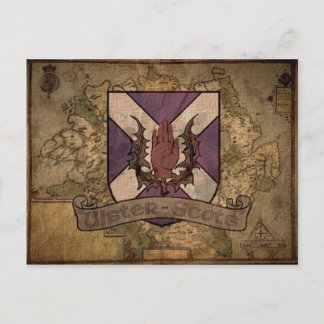 postal antigua de los escoceses ulster