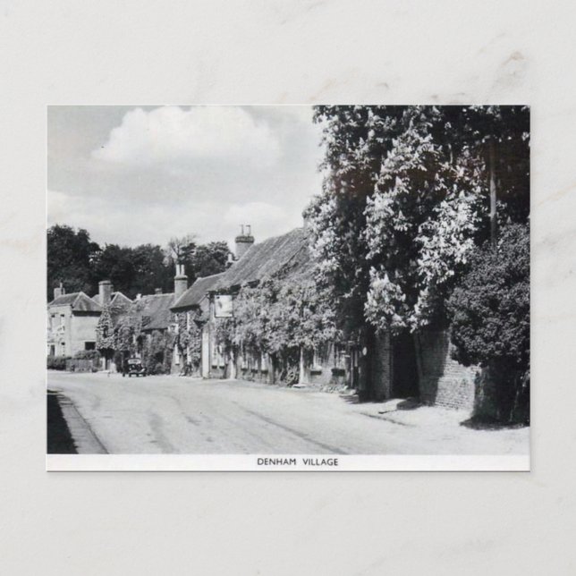 Postal antigua - Denham, Buckinghamshire (Anverso)