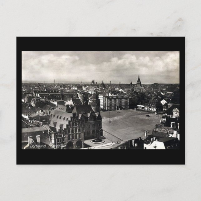 Postal antigua - Dortmund, Hansaplatz (Anverso)