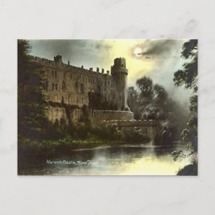 Postal antigua - El castillo, Warwick