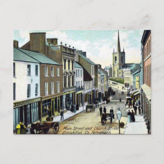Postal antigua - Enniskillen, Co Fermanagement (Anverso)