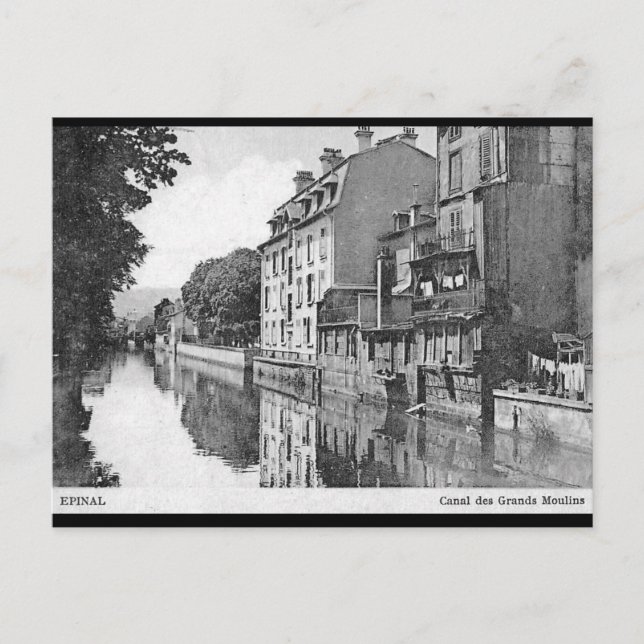 Postal antigua - Epinal, Vosgos, Francia (Anverso)