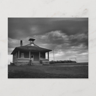 Postal Antigua escuela de Bergen