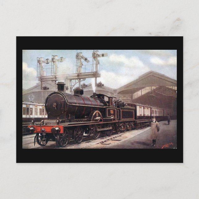 Postal antigua - Euston, Scotch Express (Anverso)