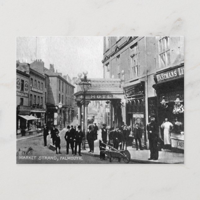 Postal antigua - Falmouth, Cornwall (Anverso)