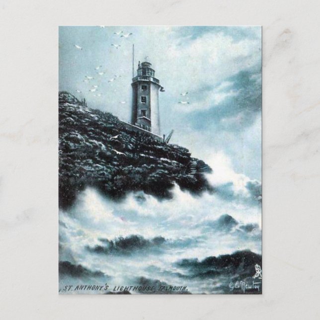 Postal antigua - Falmouth, Cornwall (Anverso)