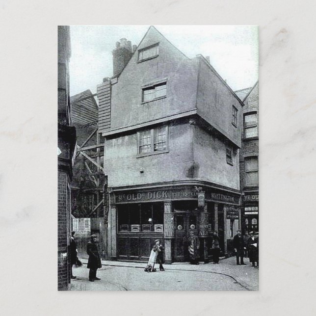 Postal antigua - Feria de la ropa, Smithfield, Lon