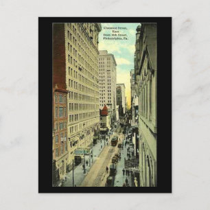 Postal antigua - Filadelfia, calle castaña